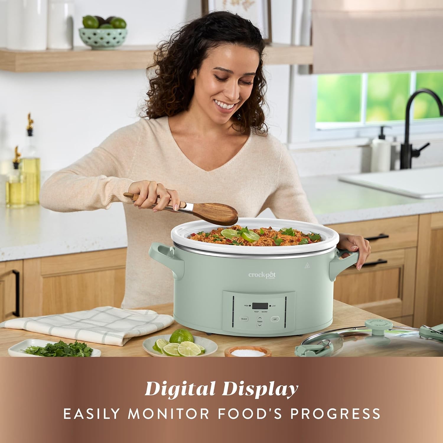 Crock-Pot® Design Series 7-Quart Programmable Slow Cooker, Desert Sage Green - Image 4
