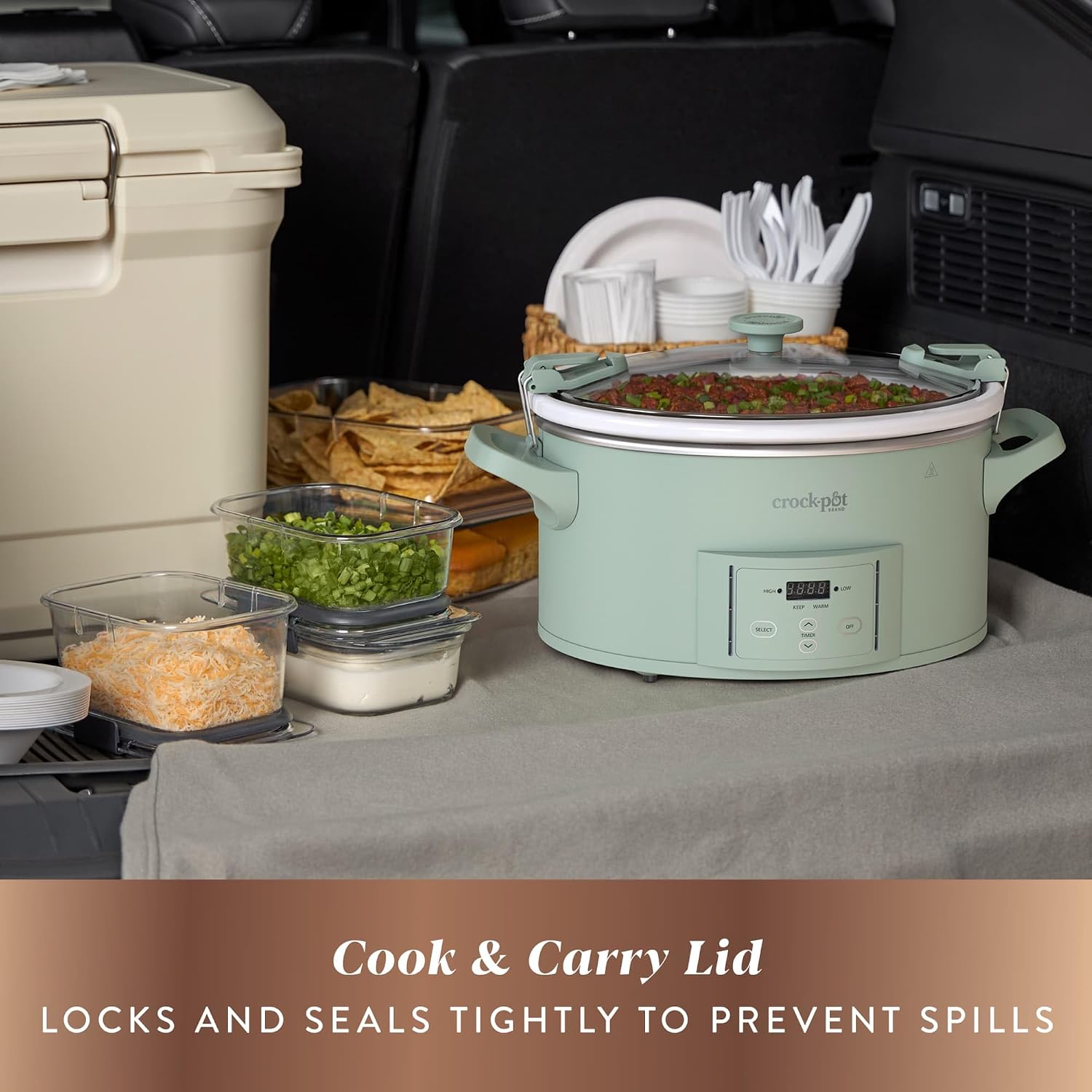 Crock-Pot® Design Series 7-Quart Programmable Slow Cooker, Desert Sage Green - Image 5