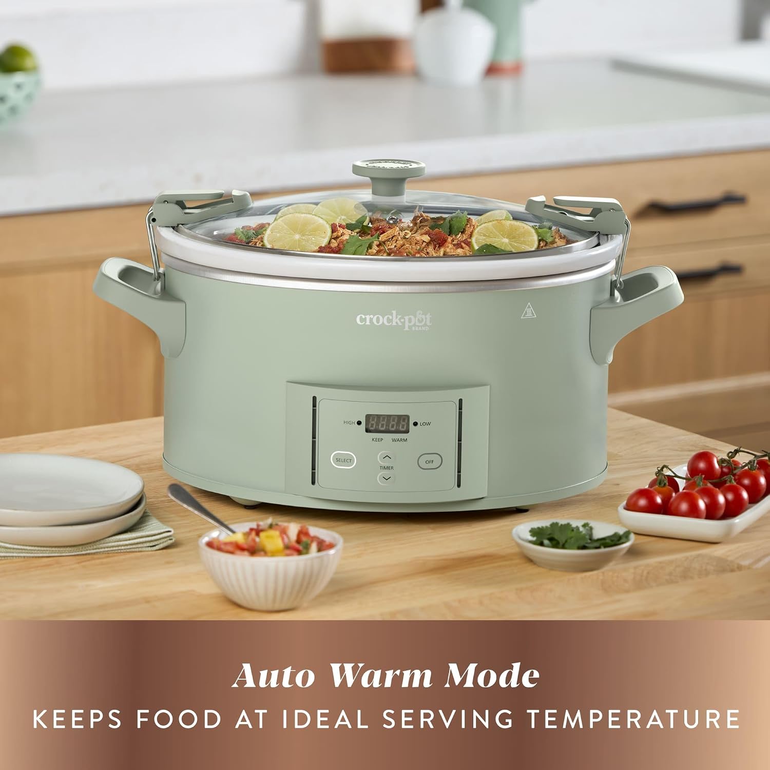 Crock-Pot® Design Series 7-Quart Programmable Slow Cooker, Desert Sage Green - Image 6